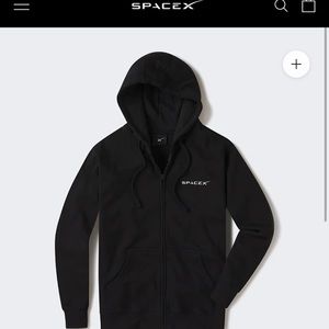Spacex zip up hoodie